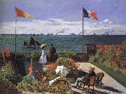 Claude Monet Garden at Sinte-Adresse USA oil painting artist